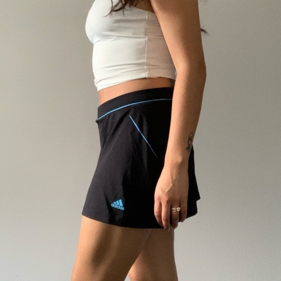 Adidas womans sports skort blue and  black size MED - Picture 3 of 11